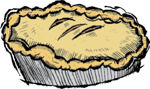 Illustrated pie
